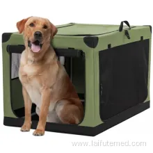 Collapsible Portable Dog Crate with Strong Steel Frame